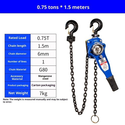 Tensor manual dispositivo de tensión elevación manual polipasto de cadena manual polipasto de cadena - Imagen 16 de 24
