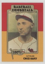 1980-84 SSPC Baseball Immortals 1st Printing Chick Hafey #121 HOF 0t2