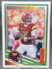 2025 Panini Score Football #195 Jayden Daniels, Washington Commanders