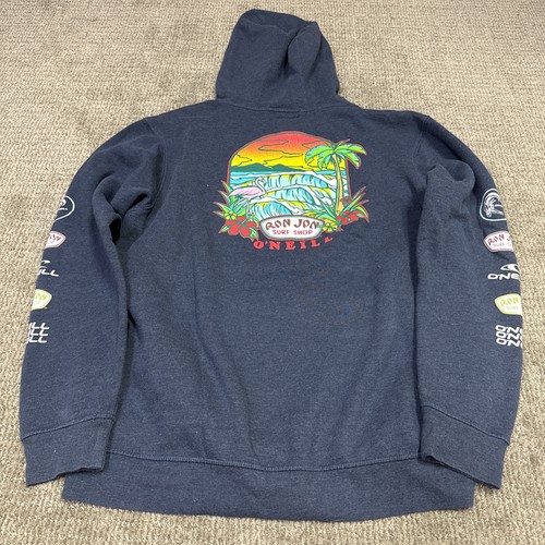 O’Neill Hoodie Blau Langarm Pullover Damen Größe L - Bild 10 von 11