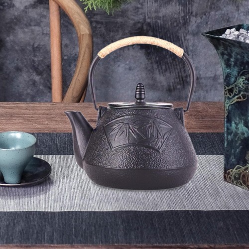 Cast Iron Teapot Tea Kettle Water Boiler Jug for Boiling Hot Water Traditional - Picture 3 of 5