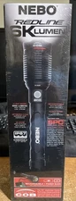 NEBO NEB-FLT-0002 REDLINE 6K 6000 Lumen Rechargeable LED Flashlight W Power Bank