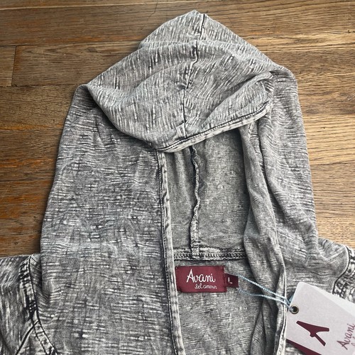 Avani Del Amour Hoodie Jogger Sweat suit Set Large Gray Embroidered Size Large - 第 11/24 張圖片
