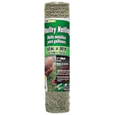 Midwest Air 308402B 18 in. x 50 ft. Poultry Netting- 1 in. Mesh 0.76 per foot