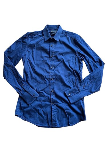 ANTONY MORATO - Slim Fit Hemd Farbe Blau Größe 46/S Elegant Neu