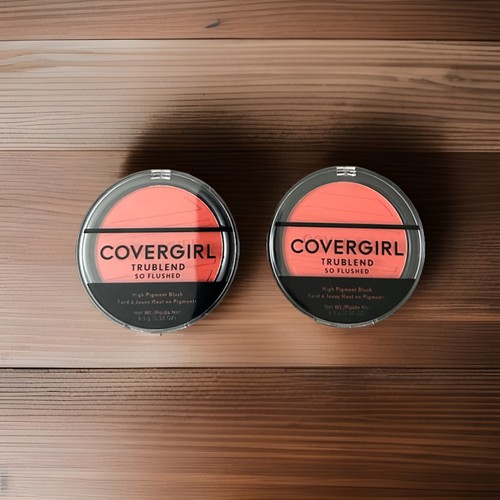 2 PCK Covergirl Trublend So Flushed High Pigment Blush, 345 Hot Frenzy, 0.33oz. - Picture 3 of 3