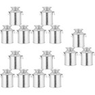 15 PCs Vase mit Griff Bauernhaus Vase Metall Vase Rustikaler