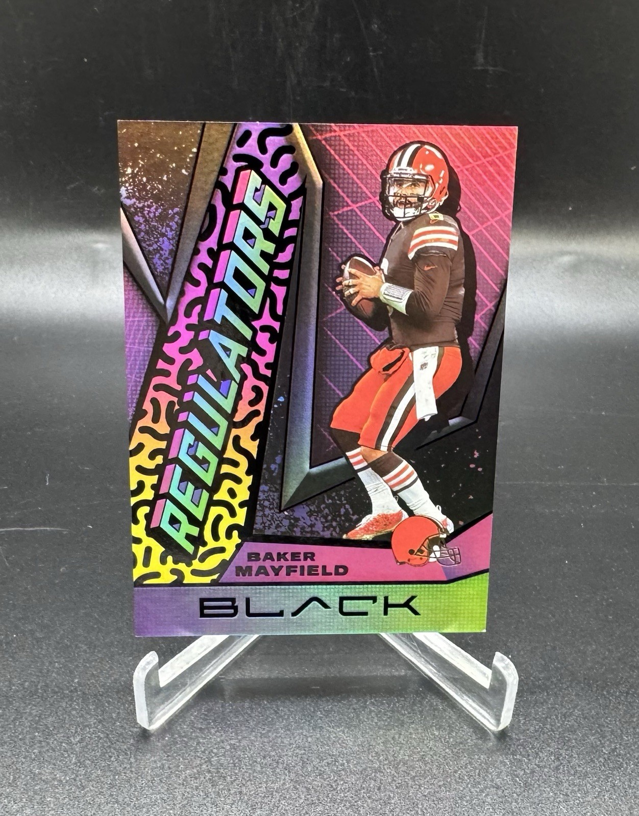 2021 Panini Black - Regulators Baker Mayfield #R-21 Browns NFL SP Insert