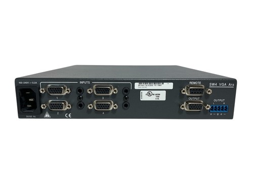 EXTRON SW4 VGA ARS SW VGA/ARS SERIES VGA AND AUDIO SWITCHER - Picture 2 of 4