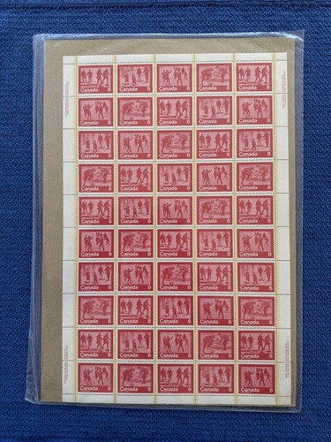 Paquete Sellado Juegos Olímpicos 1976 Manteniéndose en Forma Canadá 50 Estampillas Hoja Panel Completo - Imagen 4 de 9