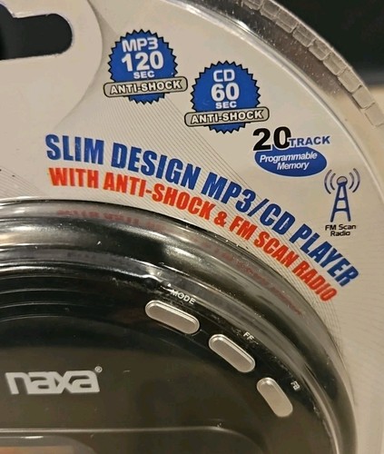 Naxa NPC330 Slim Personal CD/MP3 Player with FM Radio - New  - Picture 4 of 5