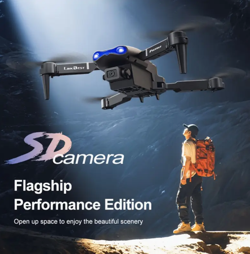 DRONE E99 professionale GPS Pieghevole 4K due Telecamere Valigetta QUADRICOTTERO - Foto 4 di 21