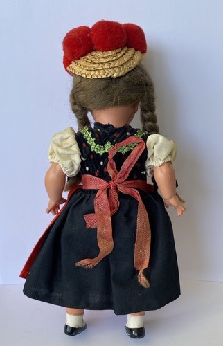 LOVELY VINTAGE c1950s GERMAN SCHILDKROT HAND PAINTED CELLULOID DOLL - Picture 6 of 6