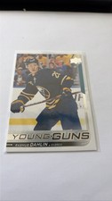 2018-19 Upper Deck Rasmus Dahlin Young Guns Rookie Card #201 Sabres. rookie card picture