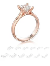 TUZAMA Invisible Ring Sizer Adjuster for Loose Rings Women 12 pcs (1.5-8 mm)