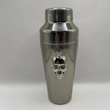 Crystal Head Vodka Skull Stainless Steel Cocktail Shaker RARE Never Used