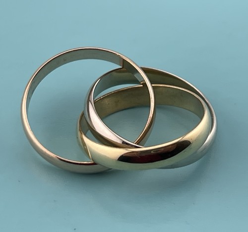 Cartier Trinity Goldring; Must de Cartier 18K Multi Color Trinity Ring, Größe 5 - Bild 5 von 24