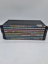 LOT OF 4, Audio Accessories Audio-Line 48 Point Audio Patch Bay PatchBay 2 x 24