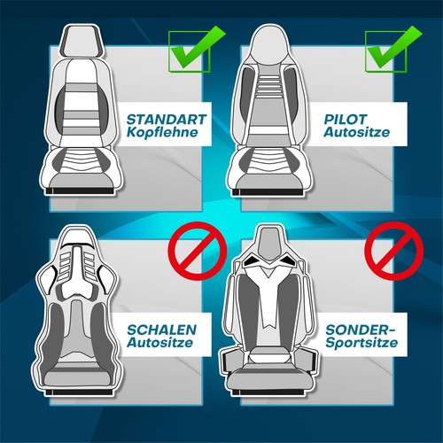 Pilot Sitzbezüge passend für alle SMART Modelle | HERM | 12 Farben - Bild 70 von 132