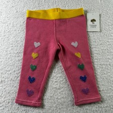 NWT Tucker Tate Pink Heart Leggings Baby Girls 6M Sparkle Glitter Girlhoodcore