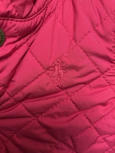 Ralph Lauren Baby Schneeanzug Größe 3 Monate Kapuze Scheune Wimpel Hot Pink Fleece - Bild 12 von 12