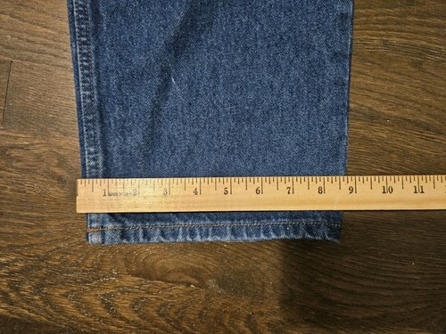 L.L. Bean Jeans, Mens Relaxed Fit, Size 38x32 Blue Denim, 100% Cotton, SEE DISC - Picture 9 of 10