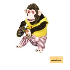 Yamani Naughty! Cymbal Monkey Toy H28xW18xD21cm Brown Japan New