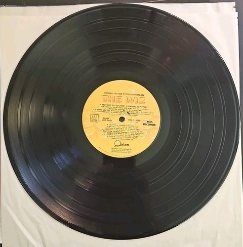 The Wiz Soundtrack Vinyl 2LP EX MCA W/ Poster Quincy Jones Michael Jackson VTG  - Picture 7 of 7