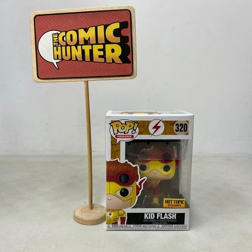 Pop! Heroes The Flash Kid Flash #320 Hot Topic Exclusive *SEE CONDITION*