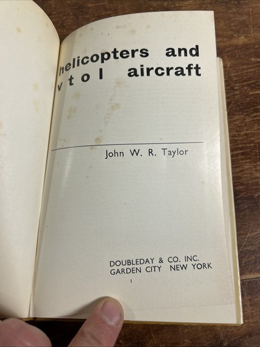 HELICOPTERS and VTOL AIRCRAFT John WRTaylor Double Day HCDJ - Picture 6 of 11