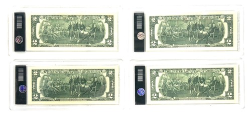 Set of 4 Donald Trump Bradford Exchange $2.00 Bills - Picture 2 of 6