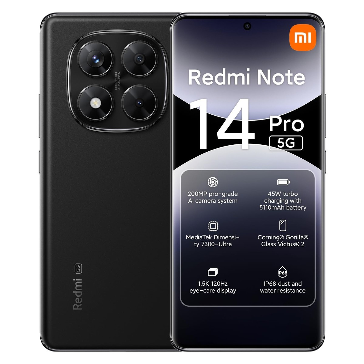 Xiaomi Redmi Note 14 Pro 5G 12GB 256GB Unlocked Smartphone New