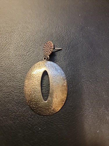 Silver Dangle Earrings Signed 925 - Picture 2 of 3