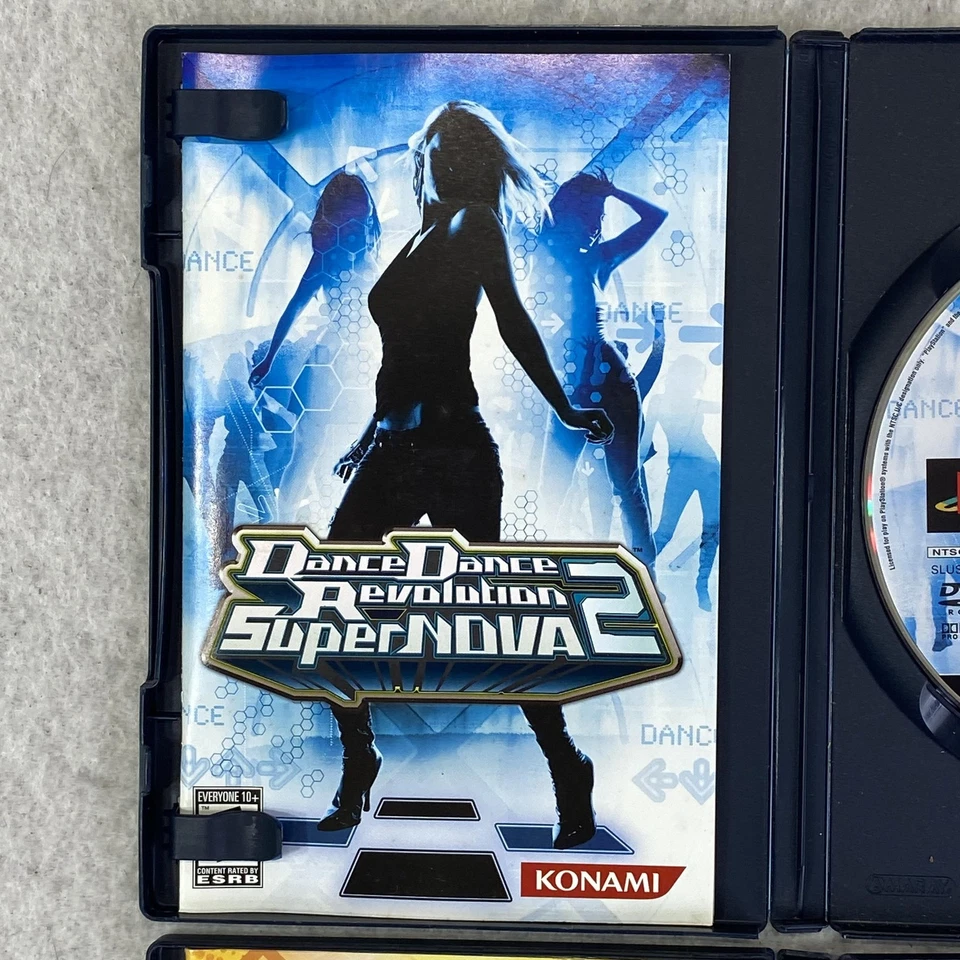 Dance Dance Revolution SuperNOVA 2 PS2 Paquete con DDRX Completo Probado 2 Juegos Foto 3 de 4
