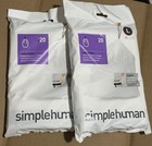 (2) Packs Of Simple Human Trash Bags 20qty 18 Liter Bags Code L