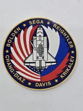 NASA USA Space Shuttle Discovery STS-60 VTG STICKER 3.5" Patch Size VTG 1994