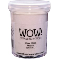 2 Pack - WOW Embossing Powder 160ml-Clear Gloss Regular - WOW-LG-WA01R