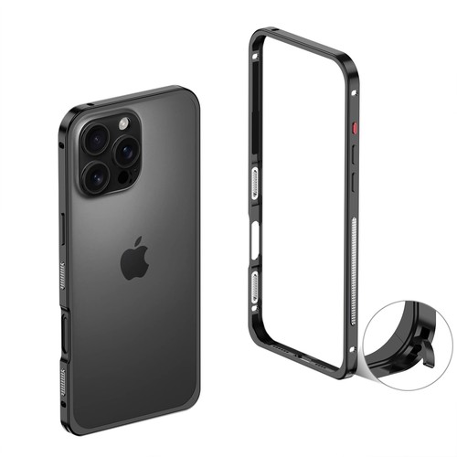 Aluminum Metal Frame Bumper Case For iPhone 16e 17 Air 16 15 13 12 Pro Max 14 + - Picture 13 of 18