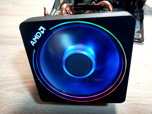 Ryzen 2700x Pakiet płyta główna AM4 24 GB DDR4 256 GB M.2 Windows 11 RGB Cooler - Zdjęcie 2 z 10