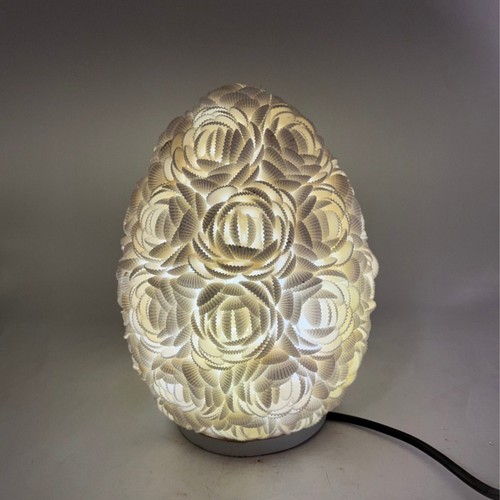 Boho Muschel Tischlampe rosenförmige Muschelschalen - Bild 17 von 47