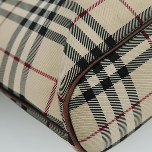 Burberry Nova Check Beige Canvas Handbag Authentic - Picture 8 of 24