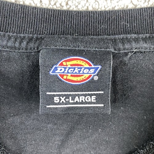 Dickies T Shirt Mens 5XL Retro Cursive Logo Graphic Tee Short Sleeve Crew Neck - Picture 5 of 7