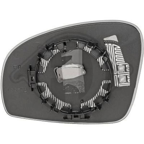 Diederichs 7806126 Spiegelglas, AußEnspiegel FüR Skoda-image