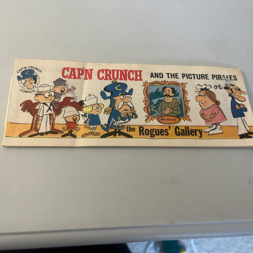 CAP'N CRUNCH & PICTURE PIRATES MINI CEREAL GIVEAWAY PROMO PREMIUM ROGUES GALLERY - Bild 1 von 9