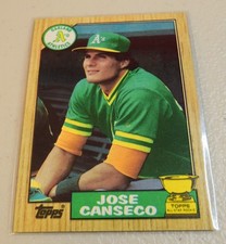 1987 Topps #620 Jose Canseco
