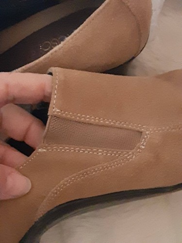 Aerosoles Damen Frauen Halbstiefel Leder Beige Komfort Slipper Größe 8 1/2 8,5 - Bild 6 von 9