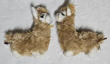 2 Douglas Cuddle Toys 7” Lil' Wolly Llama #1529 Stuffed Animal Plush