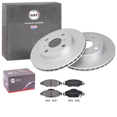 ABS BREMSSCHEIBEN 235mm + BELÄGE VORNE passend für TOYOTA YARIS P1