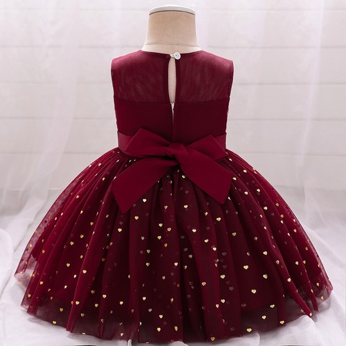 Bebé Niñas Princesa Encaje Tutú Vestido Fiesta Boda Dama de honor Vestido Formal - Imagen 9 de 18