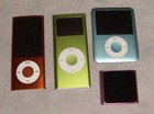 Lot of 4 Apple iPod Nano Digital Media MP3 Players. BROKEN PARTS REPAIR AS IS
